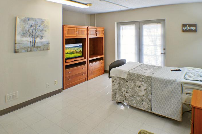 private long term care facility room