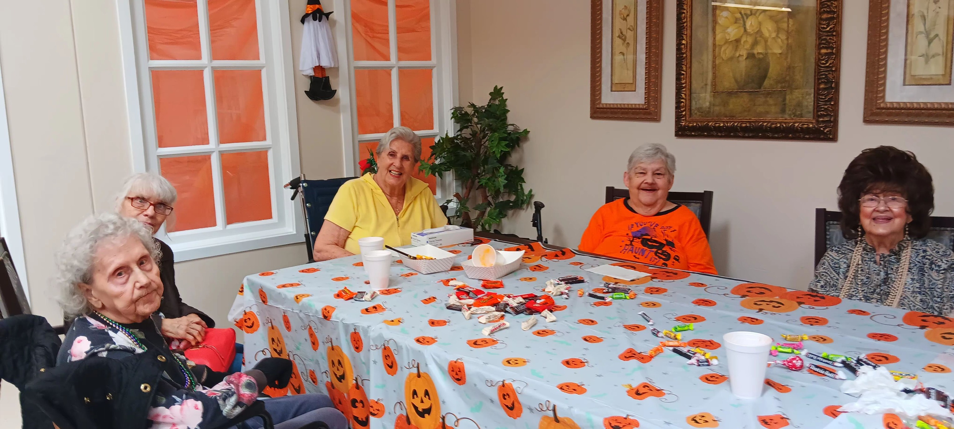 halloween party at the cottage at woodland hills